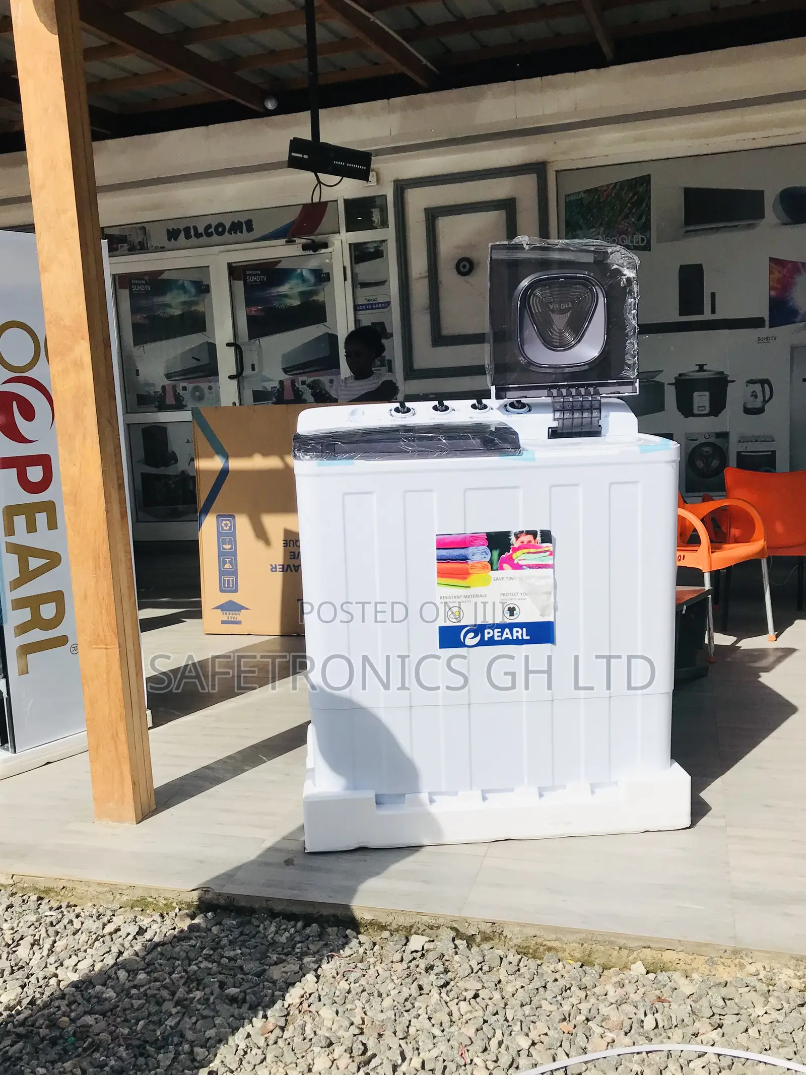 Semiautomatic Topload Pearl Durable 18kg Washingmachine