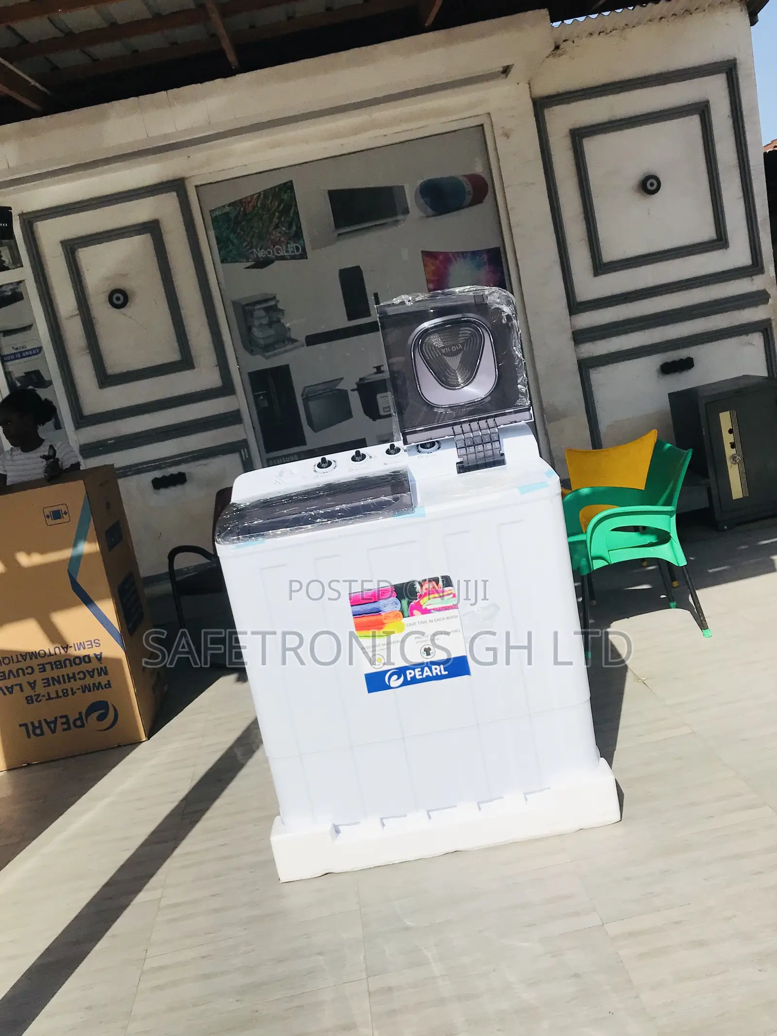Electric 18kg Topload Semiautomatic Pearl Washingmachine