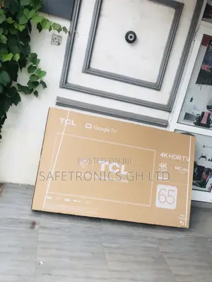 Glossy HDR Qled 65 Inches TCL Smart C645 Black Tv