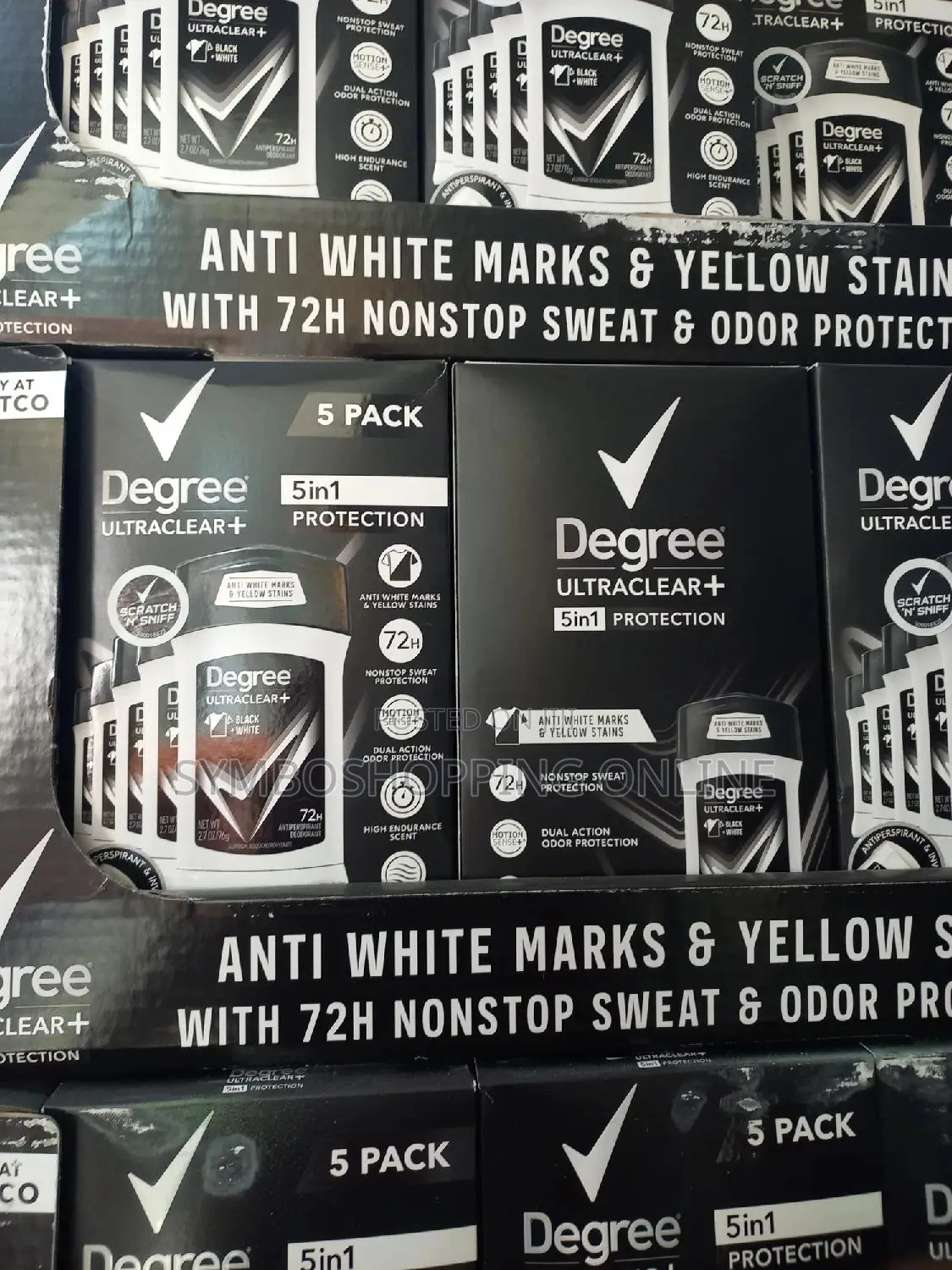 Degree Men Ultraclear Antiperspirant Deodorant (80ghs Each)