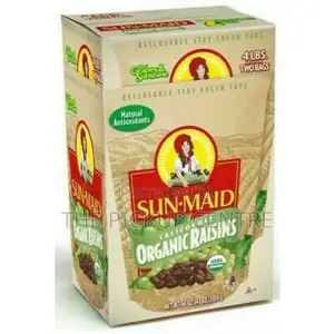 Sunmaid Organic Dried Raisins 1.81kg (150ghs Each)