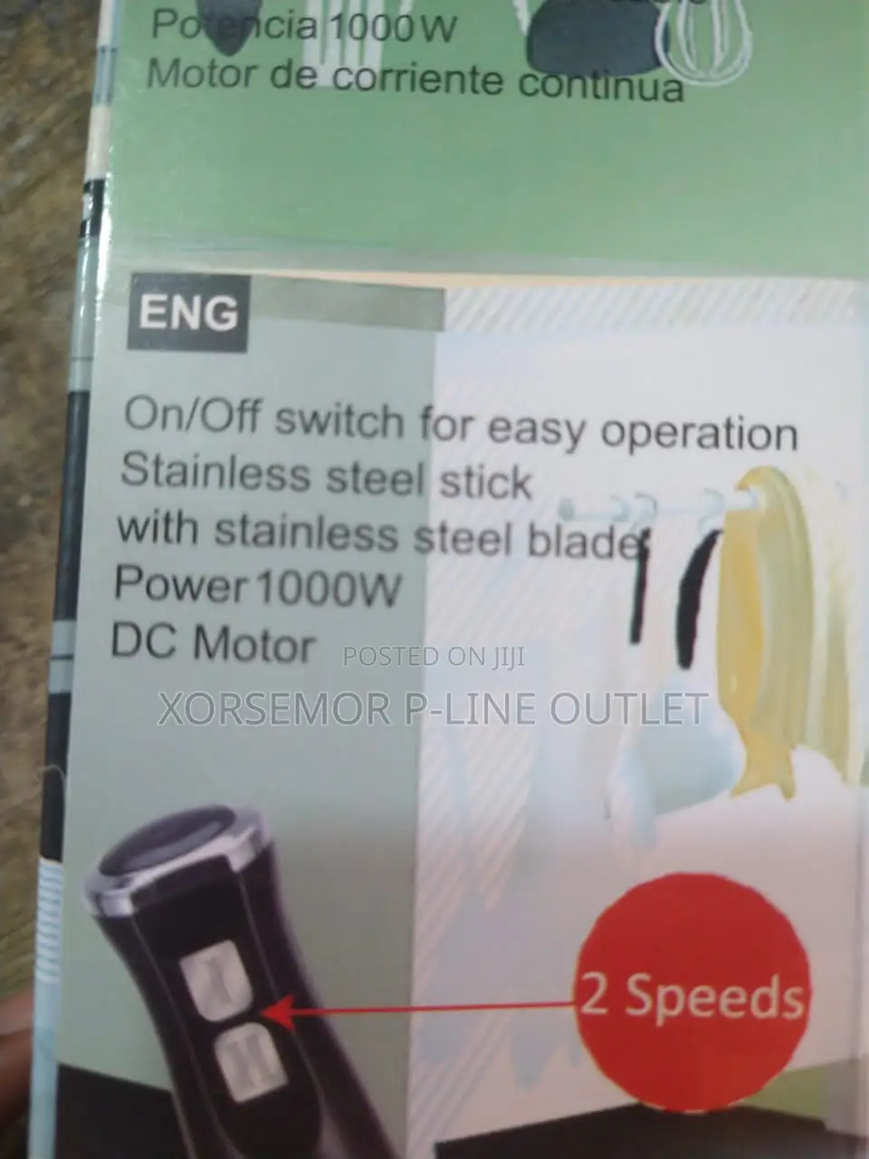 Naifeo Hand Grip Electric Blender