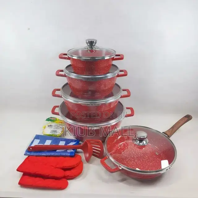 12 Pieces Pot Set Cookware