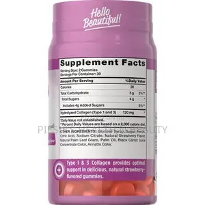 Nature's Truth Beauty Vegan Collagen Type 1+3 Gummies - 60s