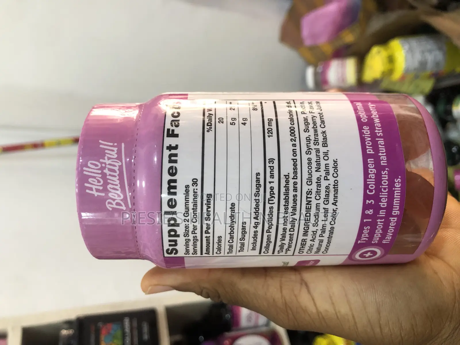 Nature's Truth Beauty Vegan Collagen Type 1+3 Gummies - 60s