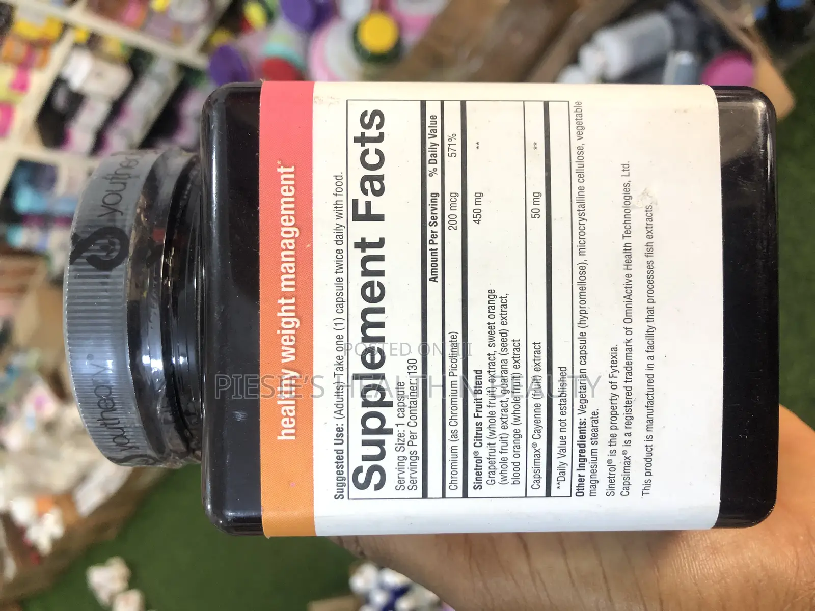Youtheory Daily Fat Burner, 130 Vegetarian Capsules