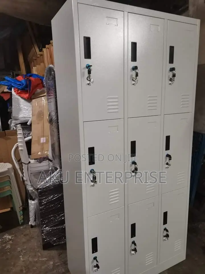 9 Locker Drawer, Metal Lockers Security Lock With Keys