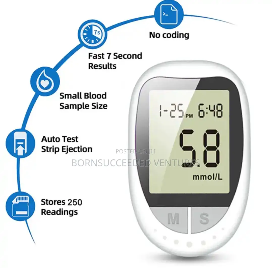 Blood Glucose Digital Monitoring Test Kit Device