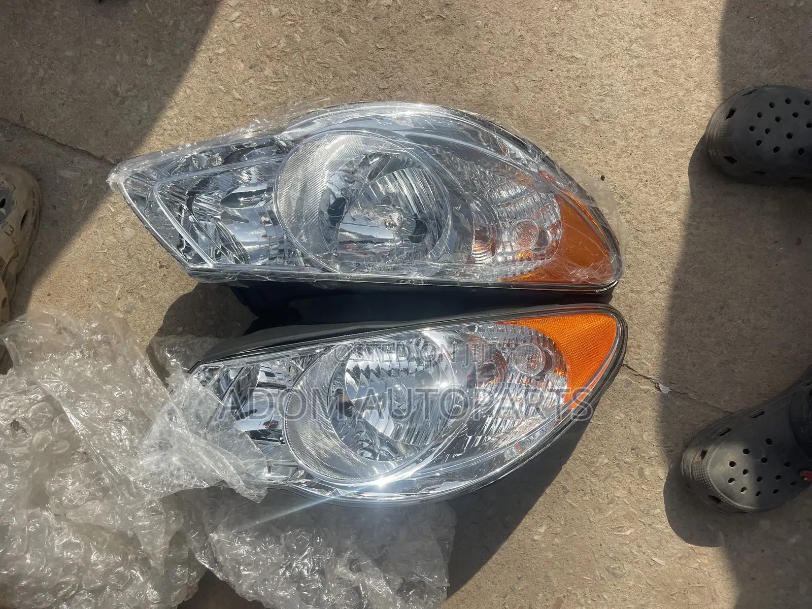 Hyundai Elantra Headlight 2007 2008 2009 Pair