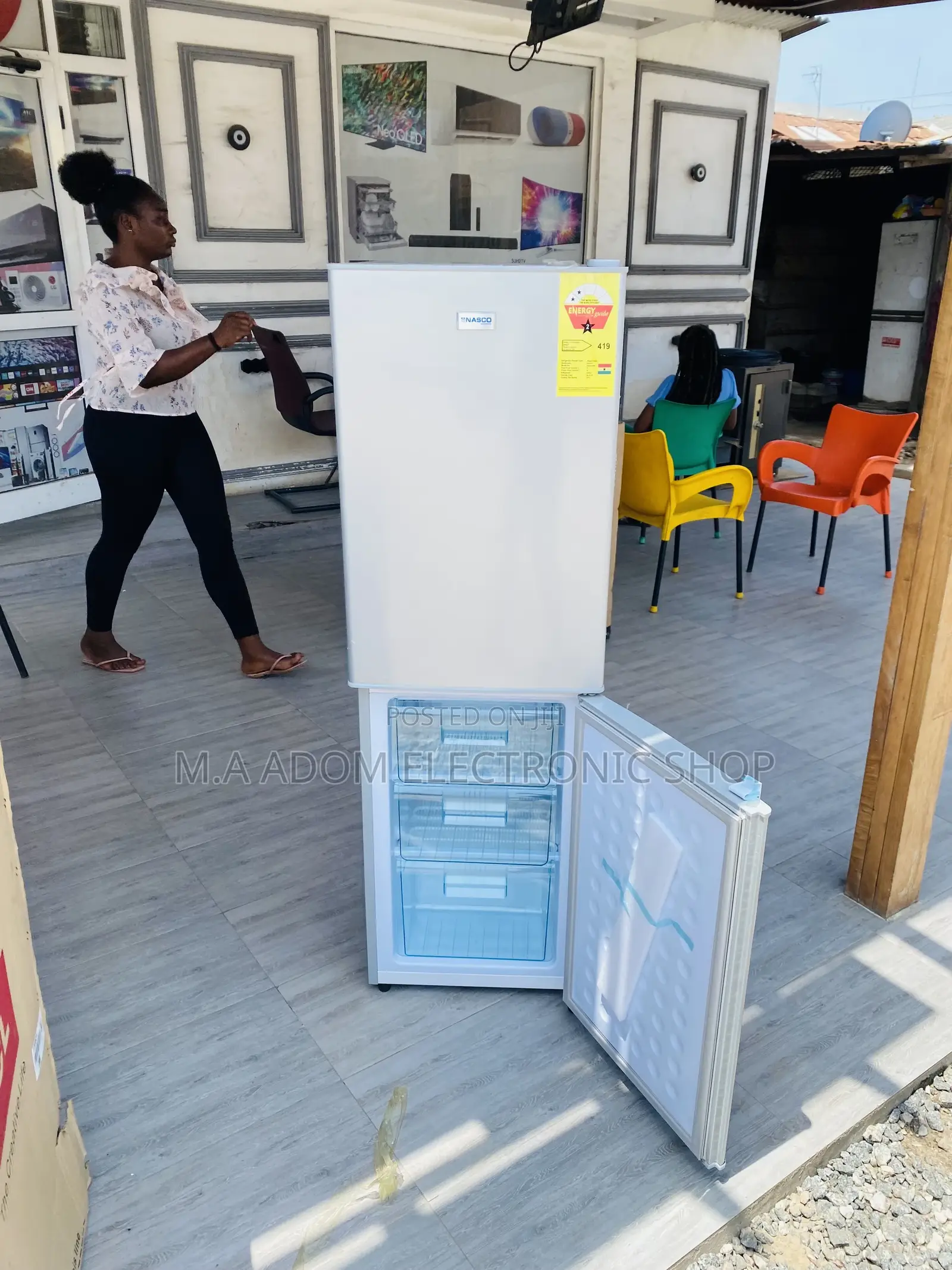 Shop Original Nasco Nasd2-20 Double Door Electric Fridge.
