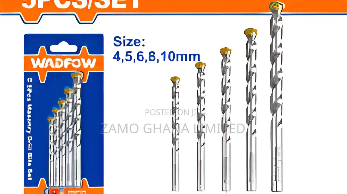 5 PCS Masonry Drill Bits Set # Wmj2k01