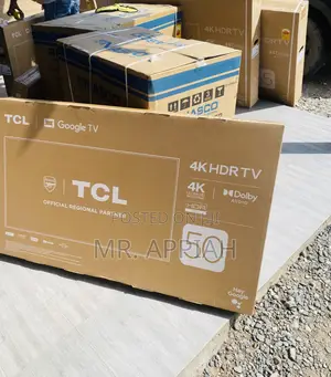 Shop Durable TCL 50p635 50” Uhd Smart Android Tv,Black
