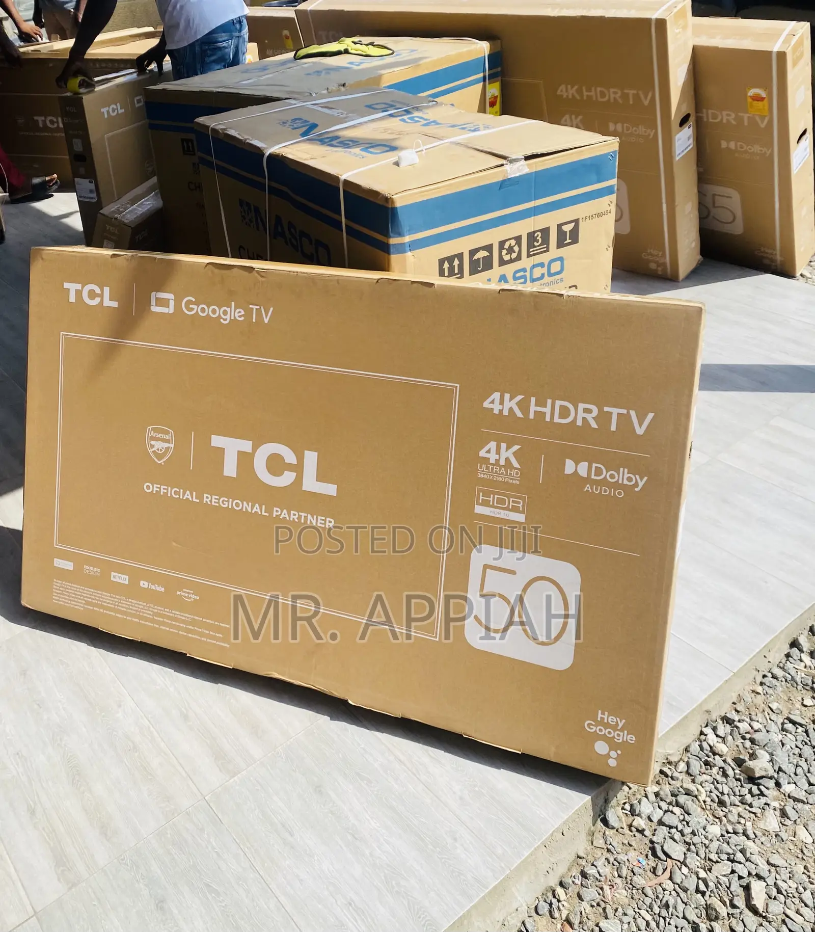 Original 50p635 50 Inch TCL Uhd Smart Android Tv(Black).