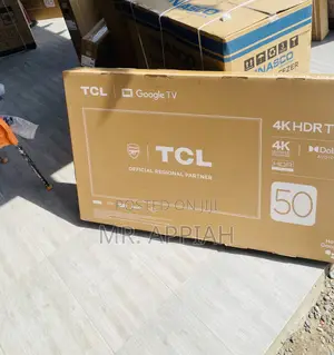 Authentic TCL 50p635 50 Inch Uhd Smart Android Tv(Black)