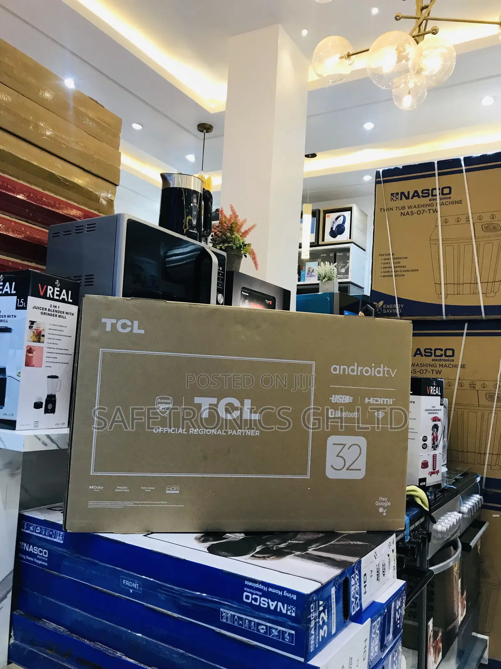 Black 32 Inches Glossy HDR Full HD TCL S5400 Led Tv