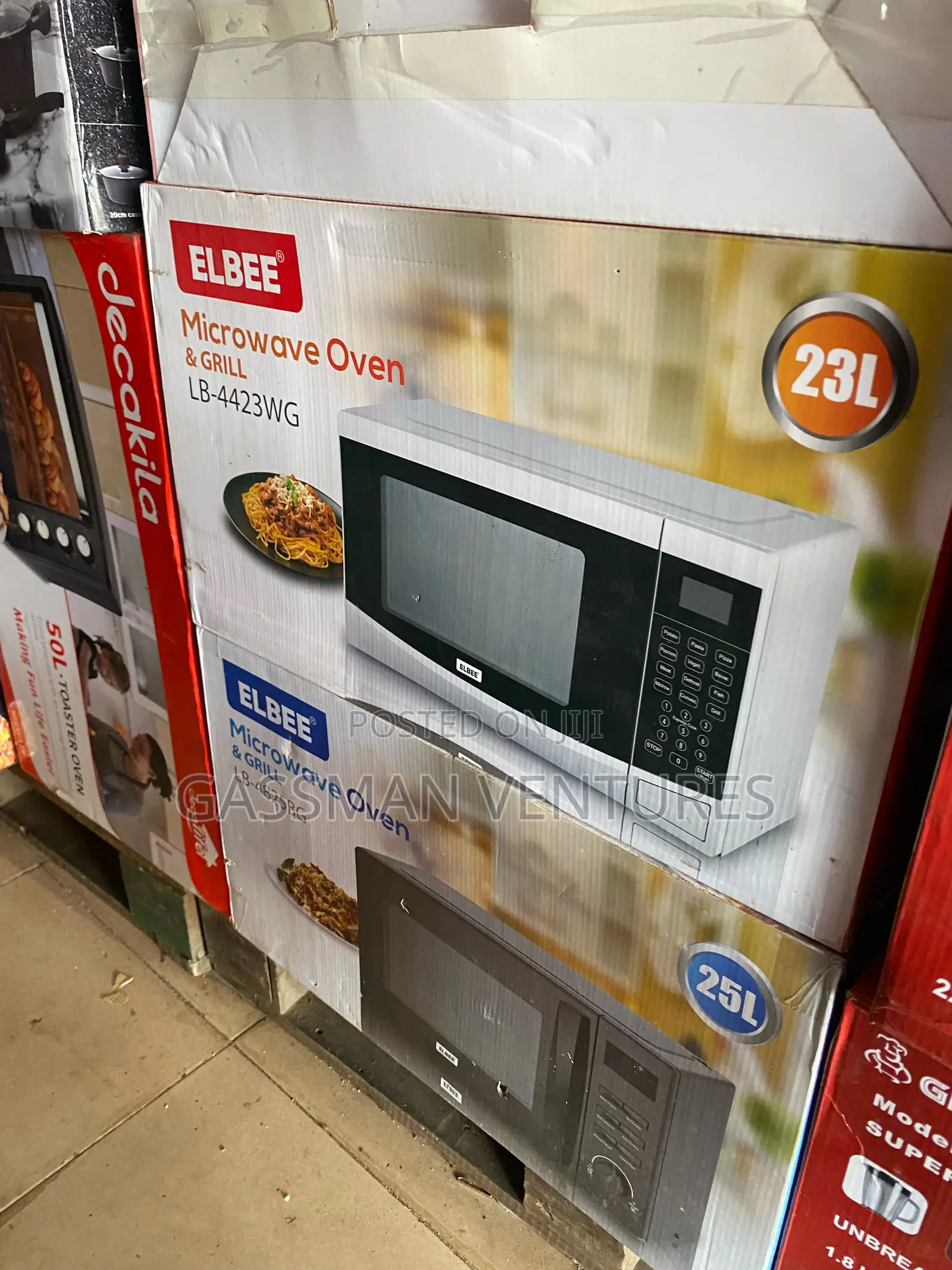 Elbee 23L 25L Microwave Oven and Grill