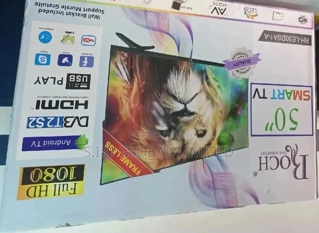 Buy Affordable Roch 50 Inch Digital Smart RH-LE50DS1-B3