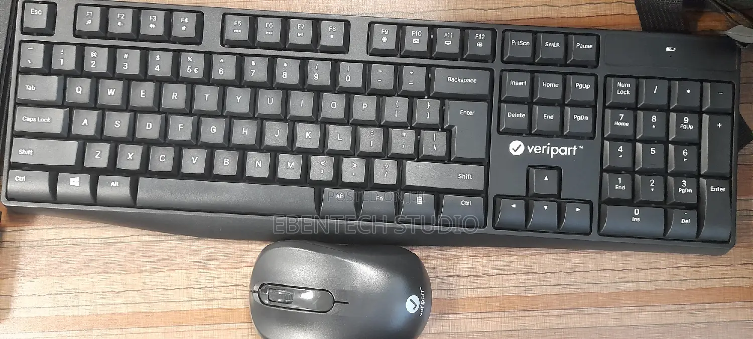 Veripart Wireless Keyboard and Mouse Combo