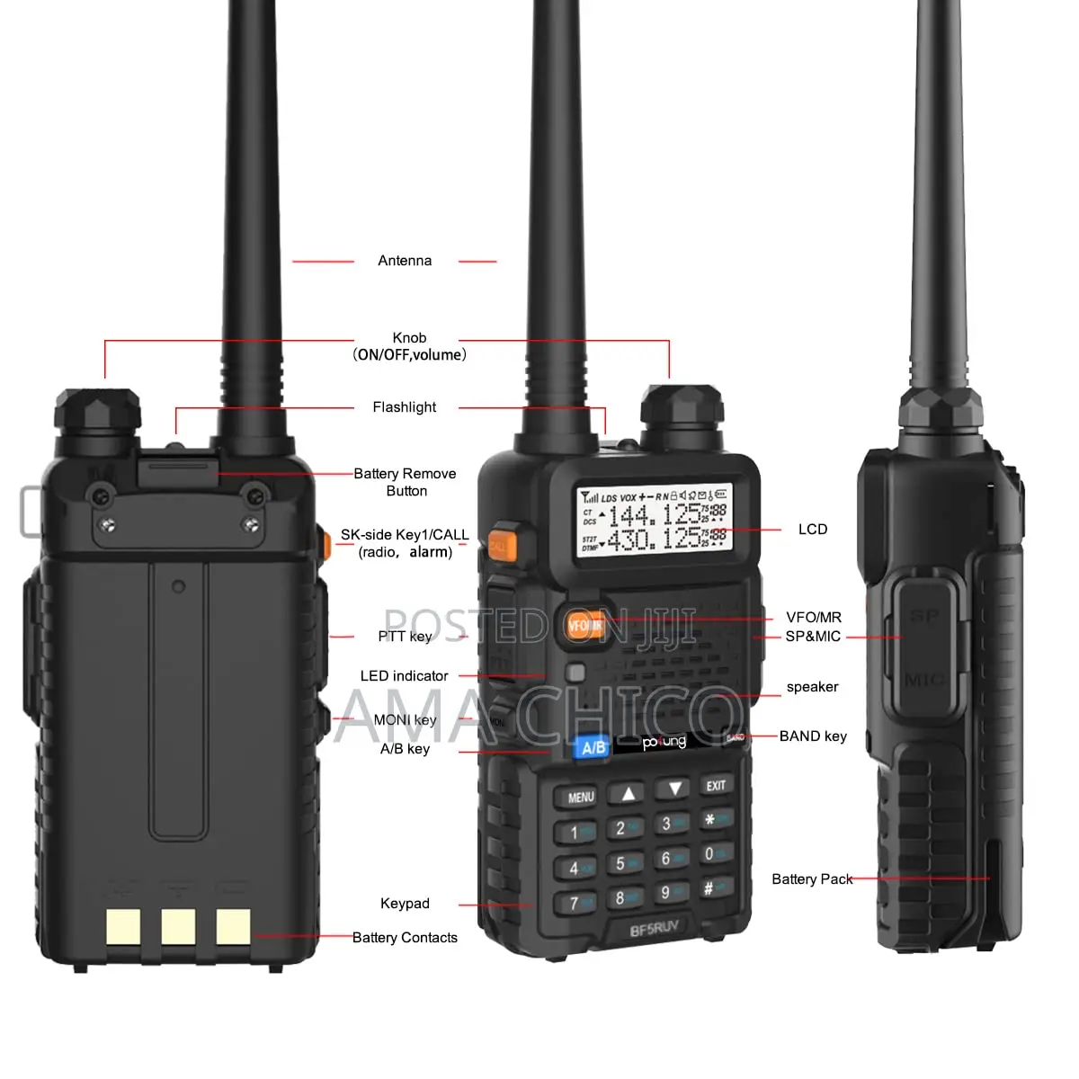 UV-5R Walkie Talkie Pair