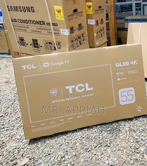 Elegant Black TCL 55 C645 55” Qled Game Master Google Tv