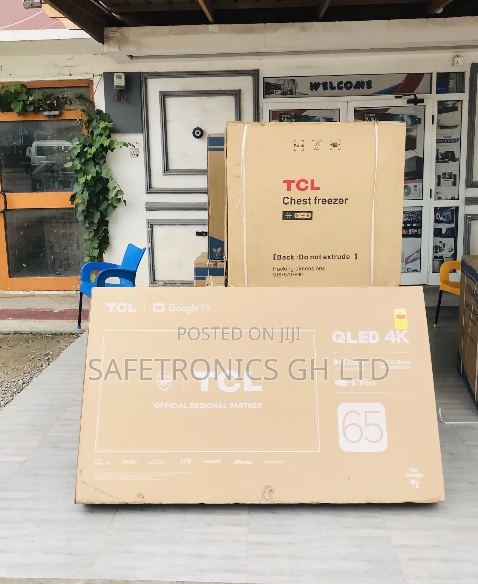 Qled 65 Inches Glossy TCL C645 Black Smart UHD Tv
