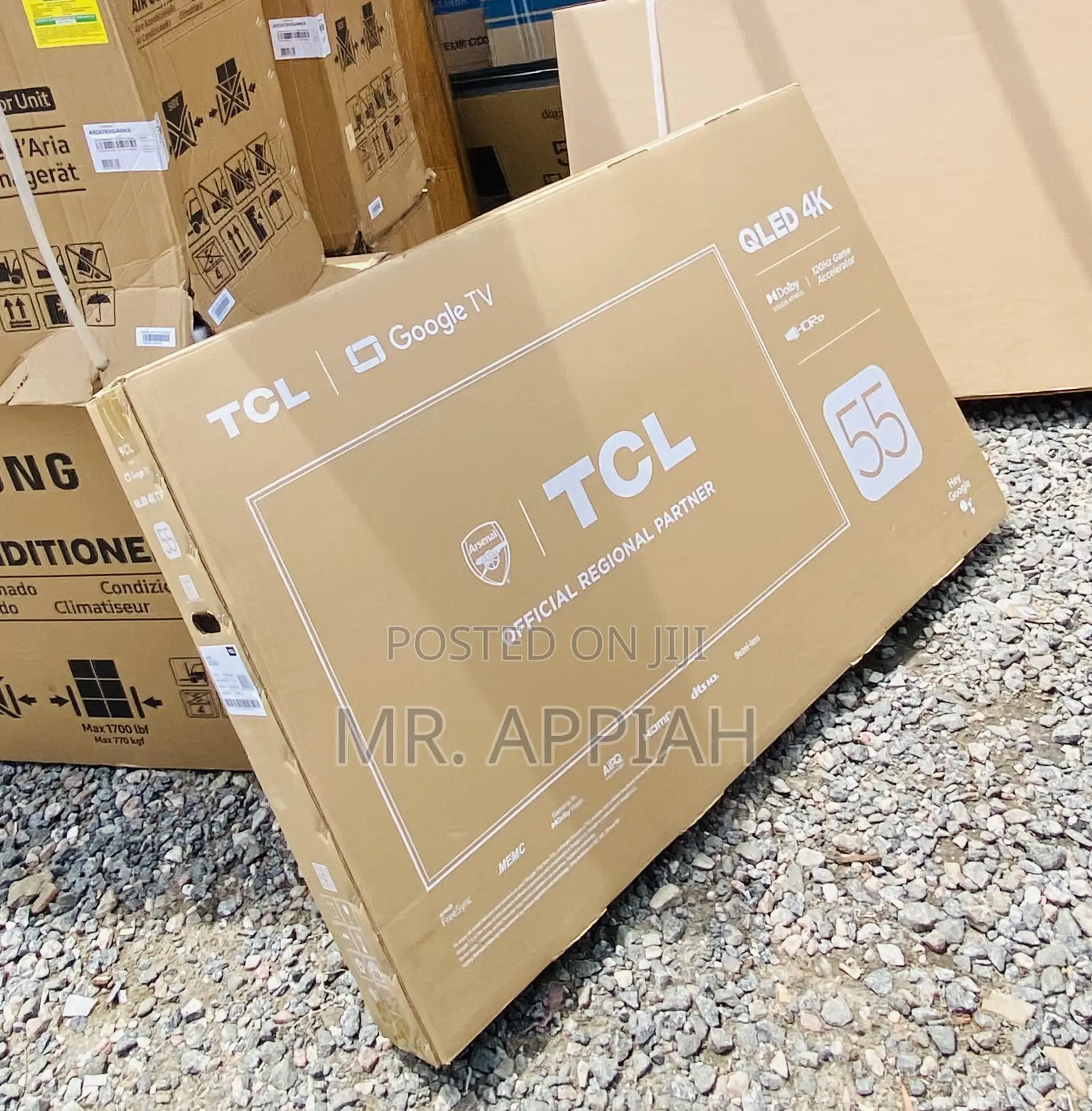 Newly in Box TCL 55 C645 55” Qled Game Master Google Tv