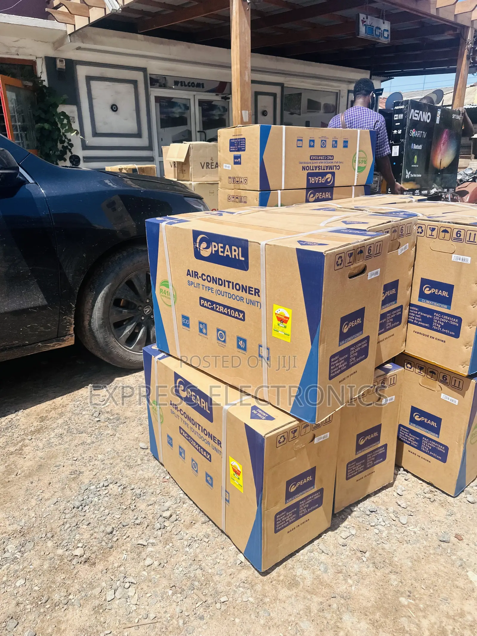 Auto Defrosting— 1.5hp Split R410 Gas Pearl White
