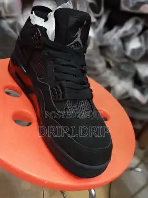 Jordan 4 All Black . All Sizes Available High Grade