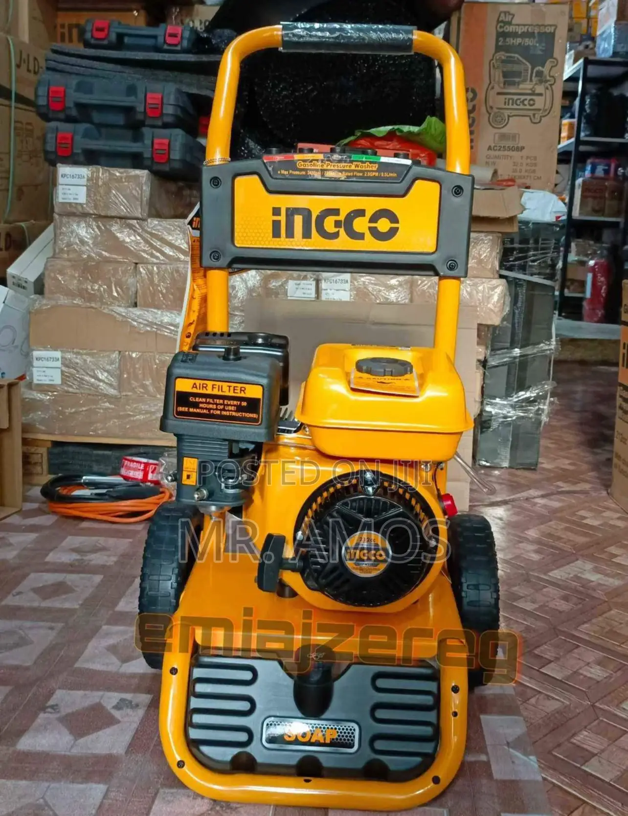 7.0 Horsepower Industrial Gasoline Pressure Washer - Ghpw2103