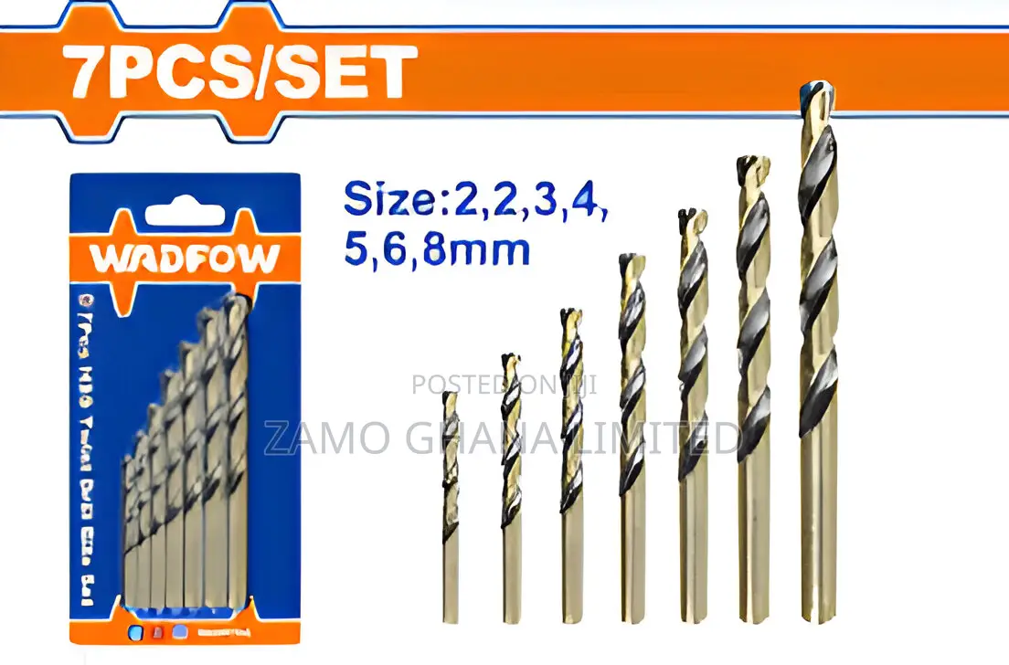 7 PCS HSS Twist Drill Bits Set - Wtd3k01