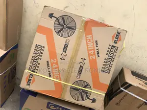 A Post of Elbee 24inches Industrial Wall Mounted Fan