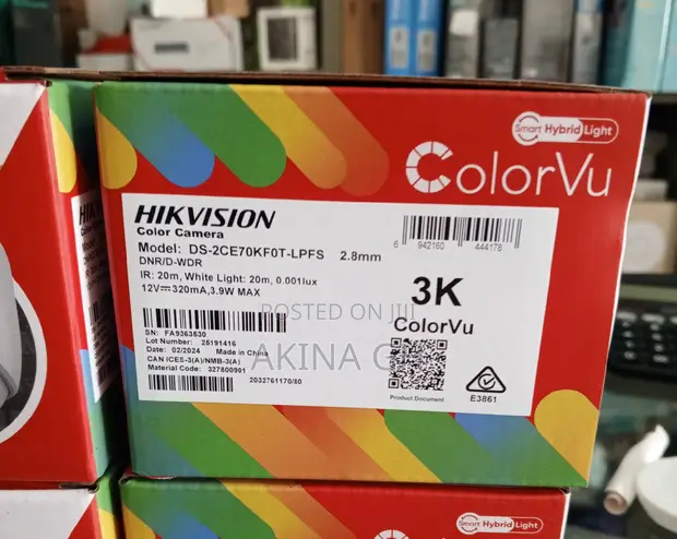 Hikvision 5mp Colorvu Analog Camera Ds-2ce70kfot-LPFS 2