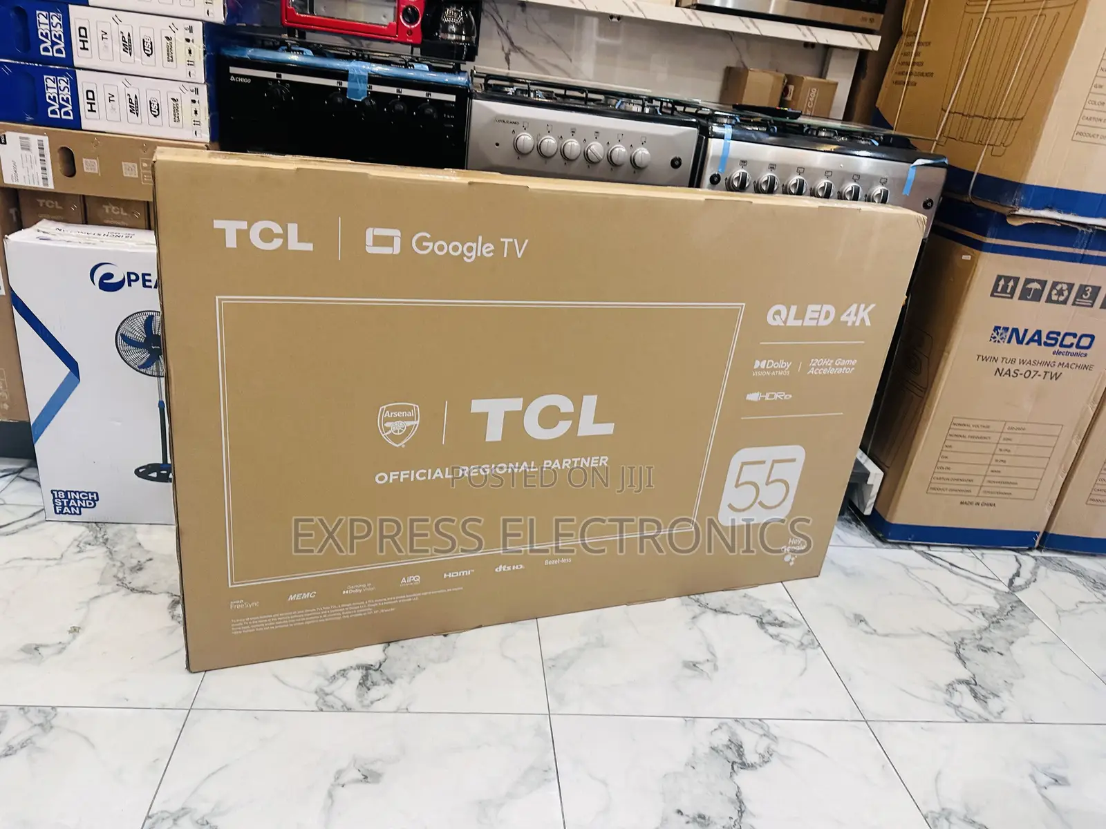 Vivid Pictures QLED Smart TCL 55”C645