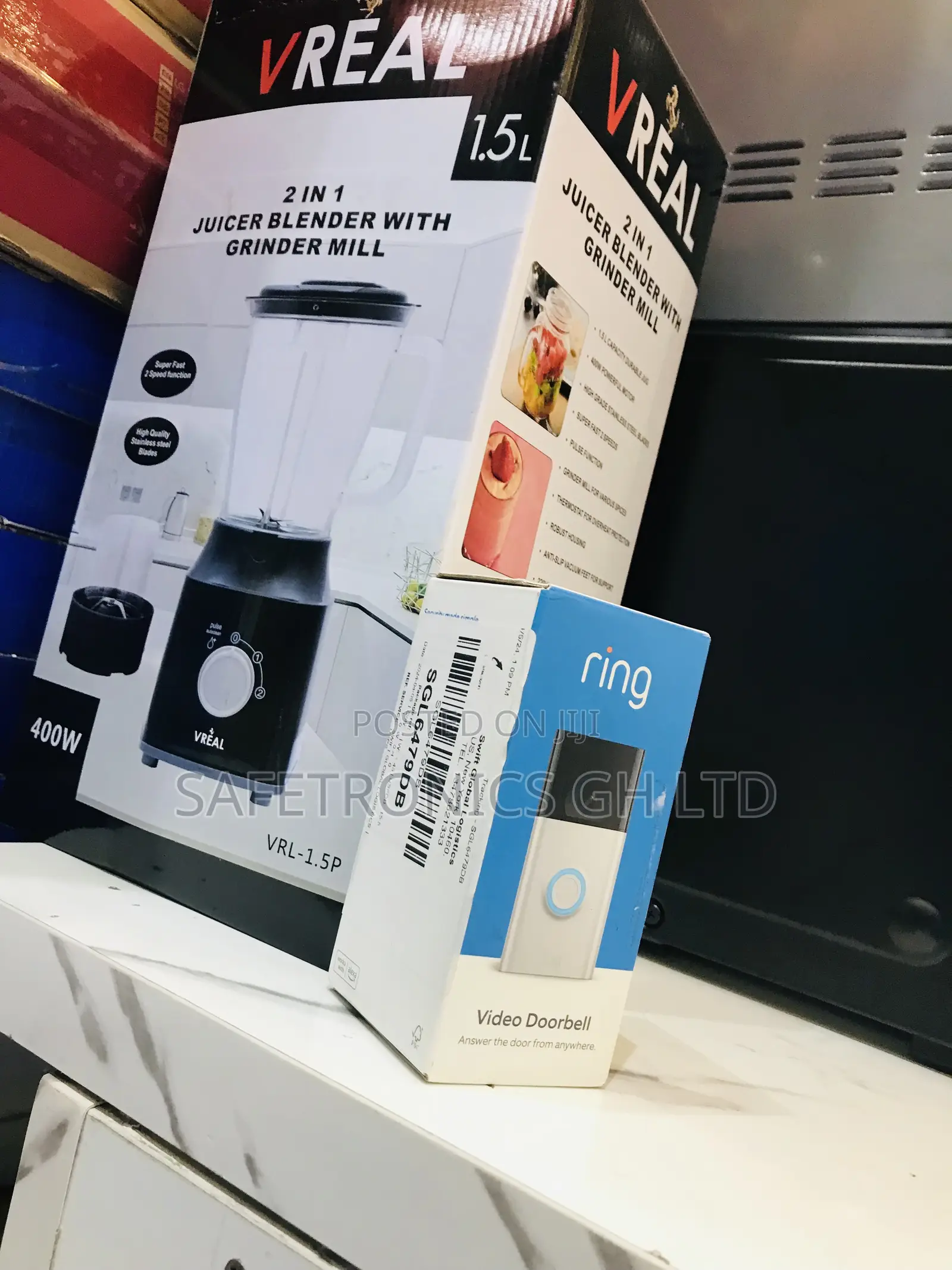 Affordable White Ring Video Door Bell 