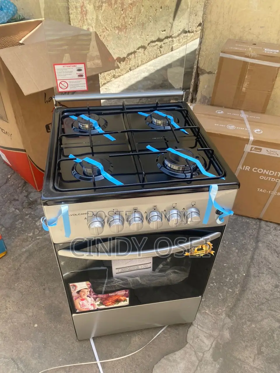 Shop Latest Volcano 4burner Gas Cooker With Oven Grill