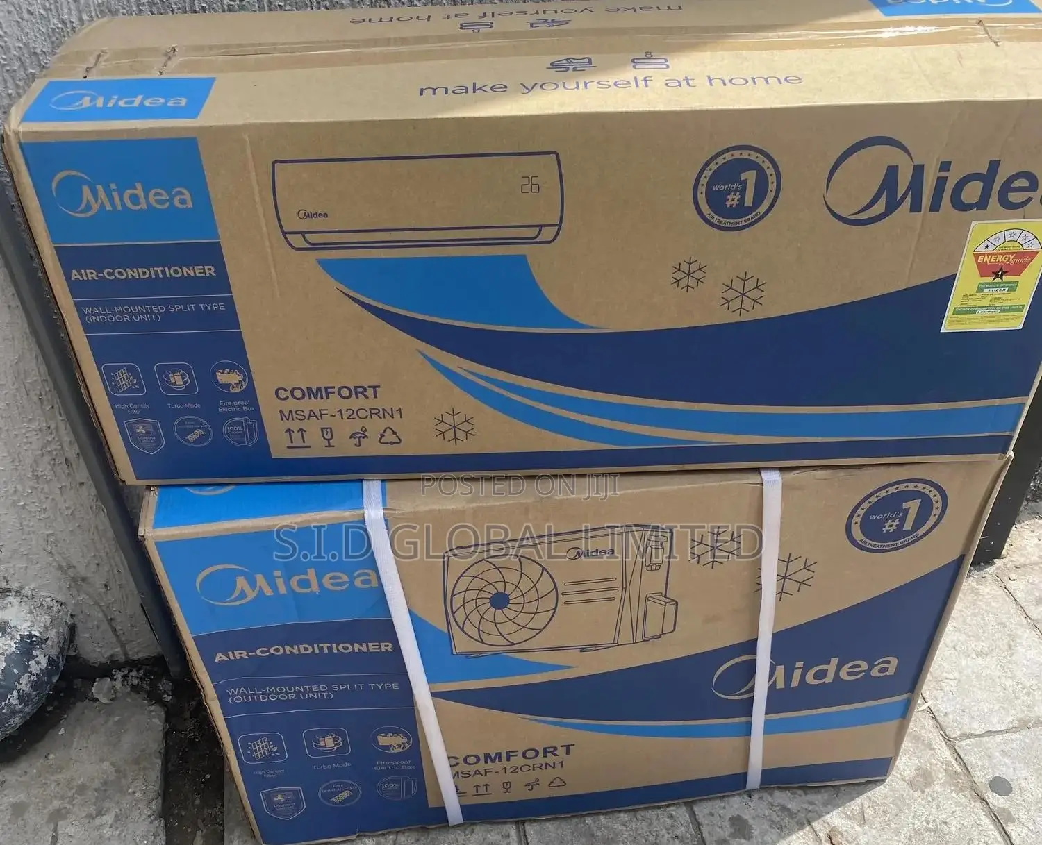 Superb Midea 1.5hp R410 Split Air Conditioner