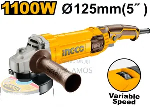 1100 Watt 5 Inches Angle Grinder With Variable Speed - Ag11008