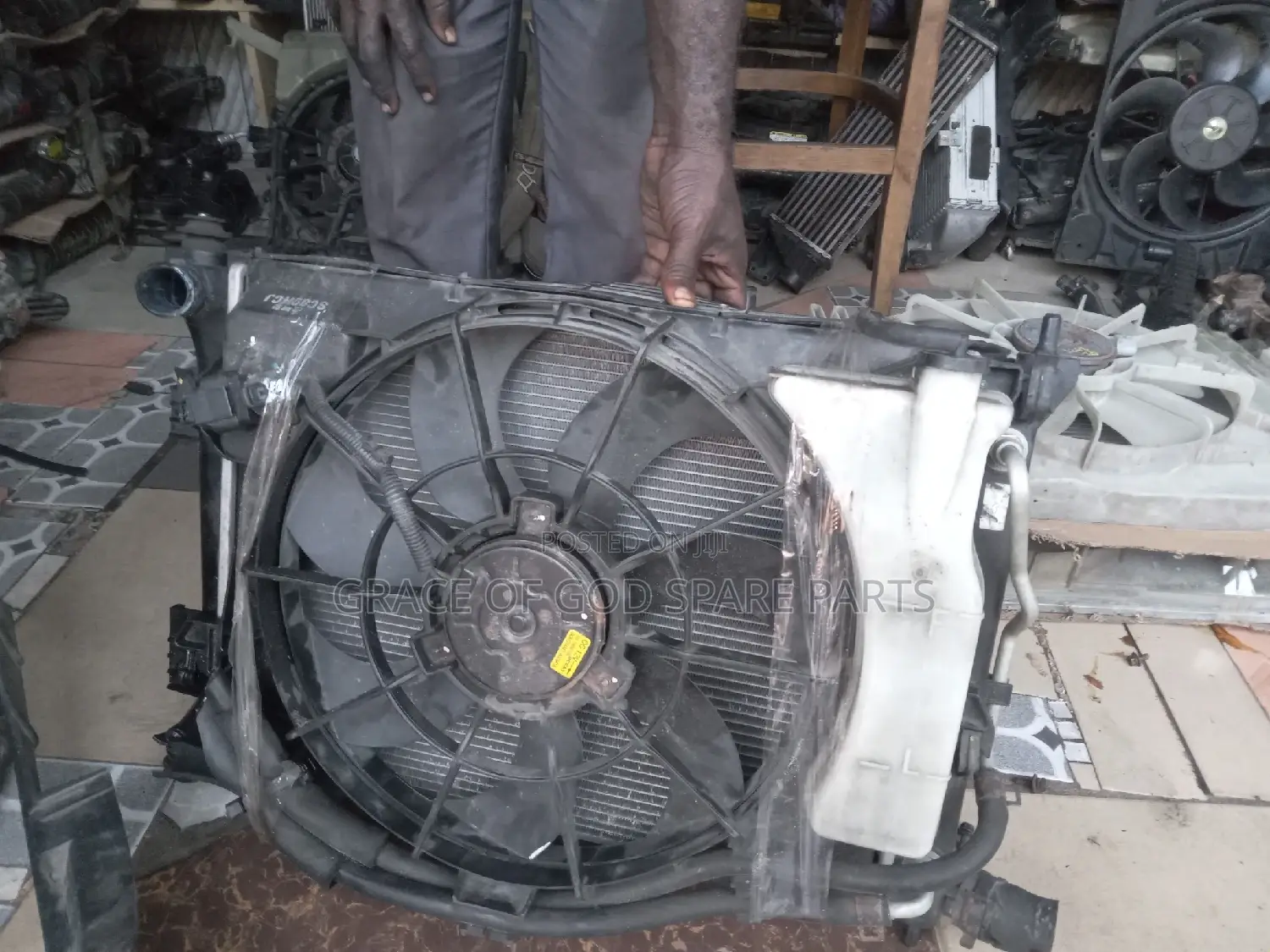 Hyundai Accent 2013radiator Tank,Fan and Condenser Complete
