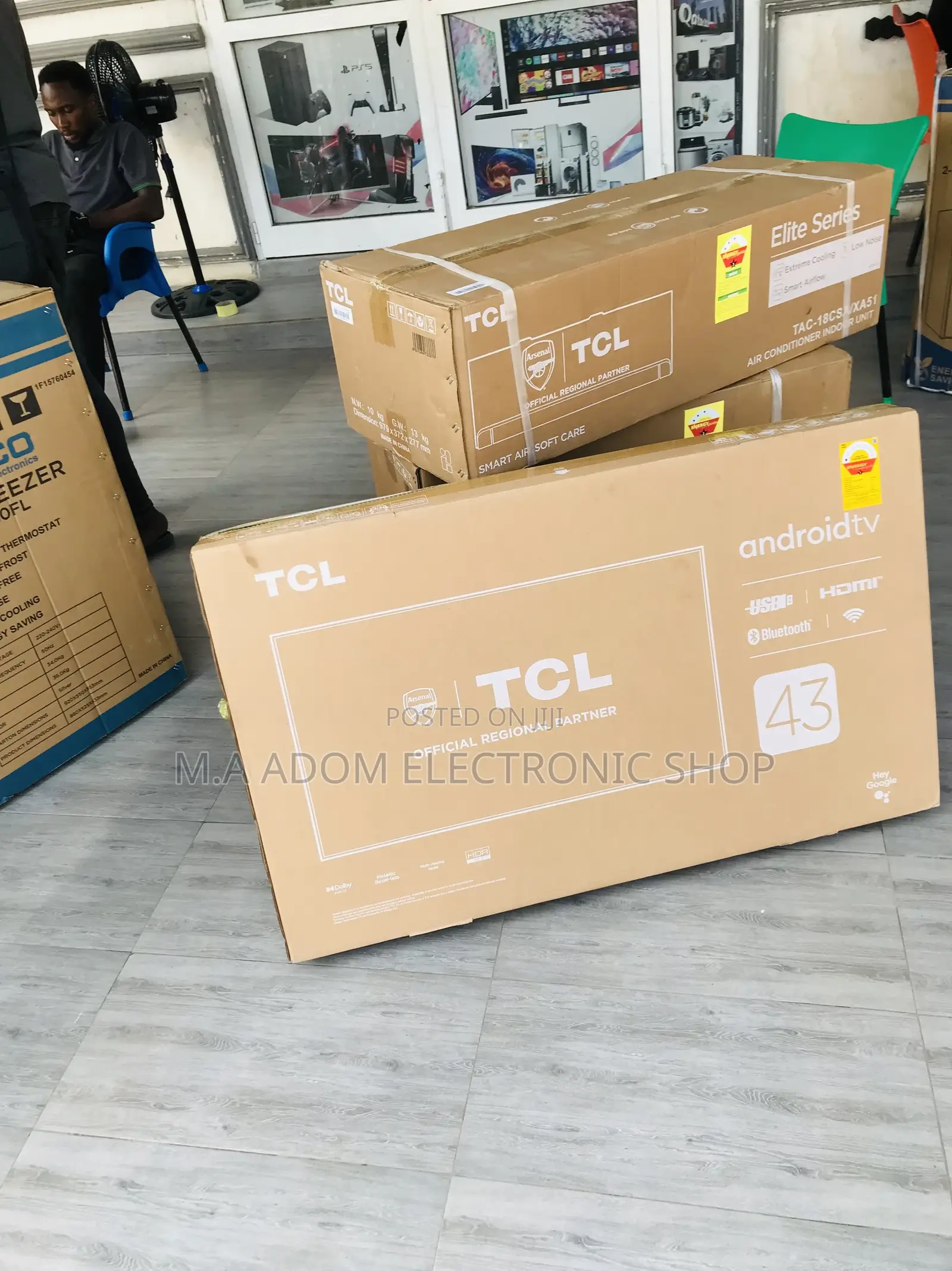 Quality TCL 43s5400 42 Inch Full HD Screen Google Tv.