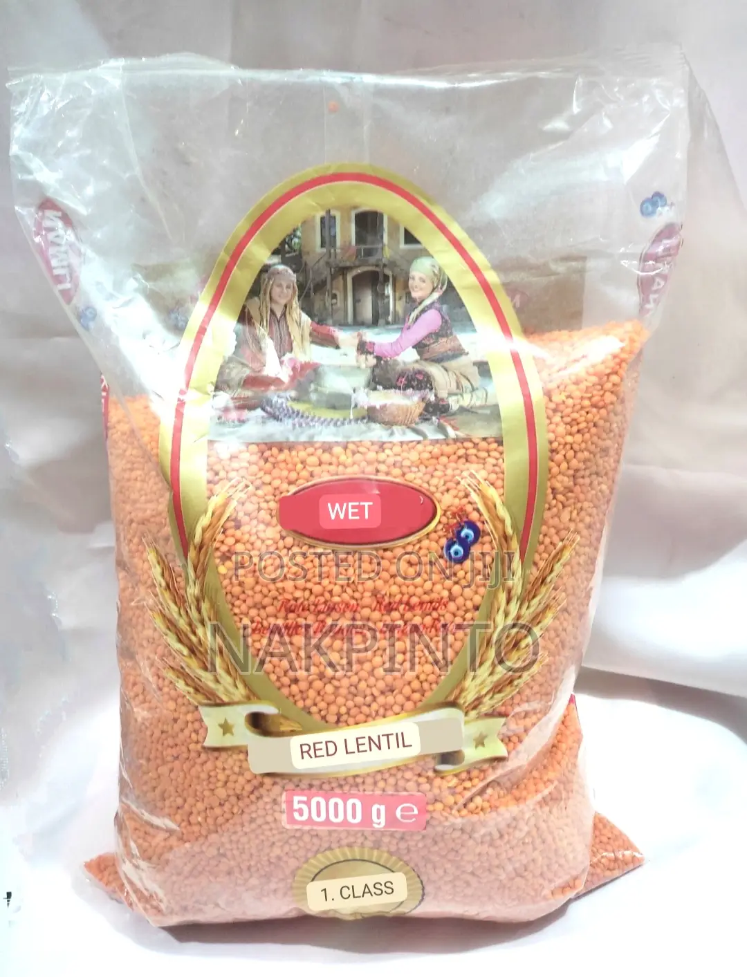 Whole Red Lentils 5kg
