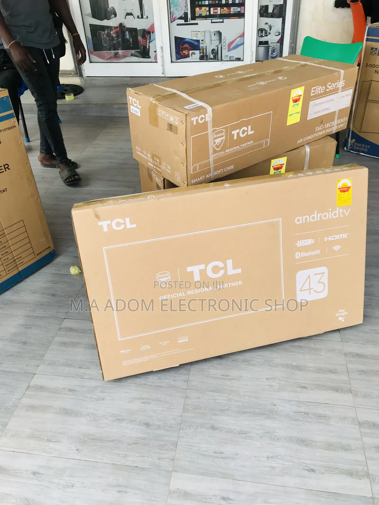 Original(43s5400)TCL 43 Inch Full HD Screen Google Tv.