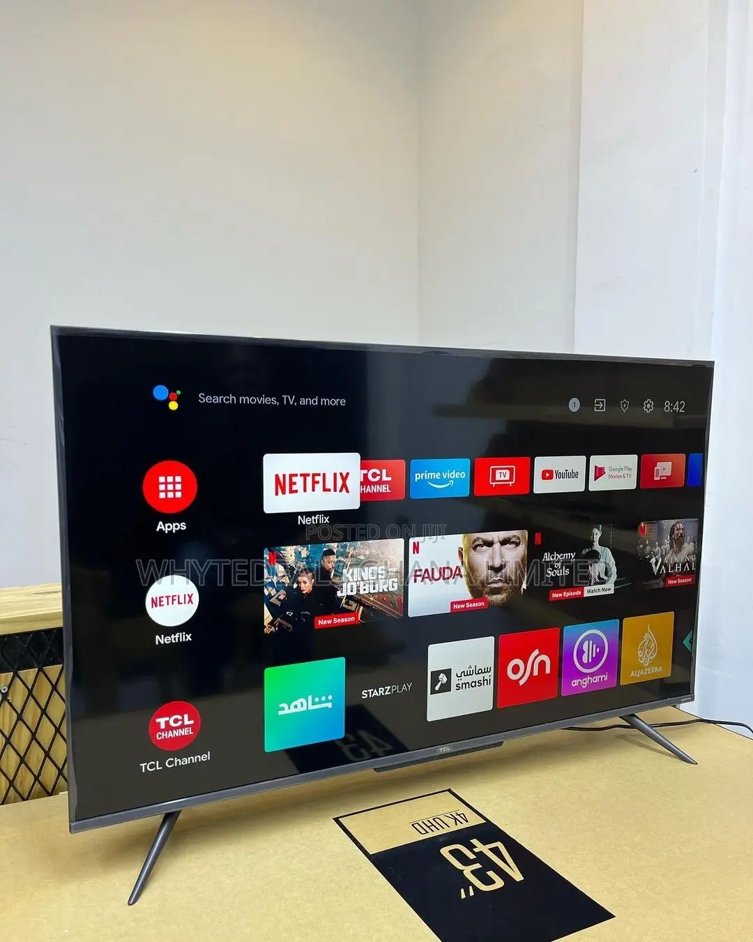 Full Hd Tcl 43” Smart Bluetooth Netflix Youtube Led Tv 2025