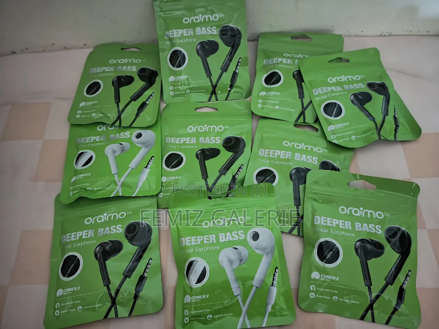 Oraimo Conch 2 Deeper Bass Wired Earphones