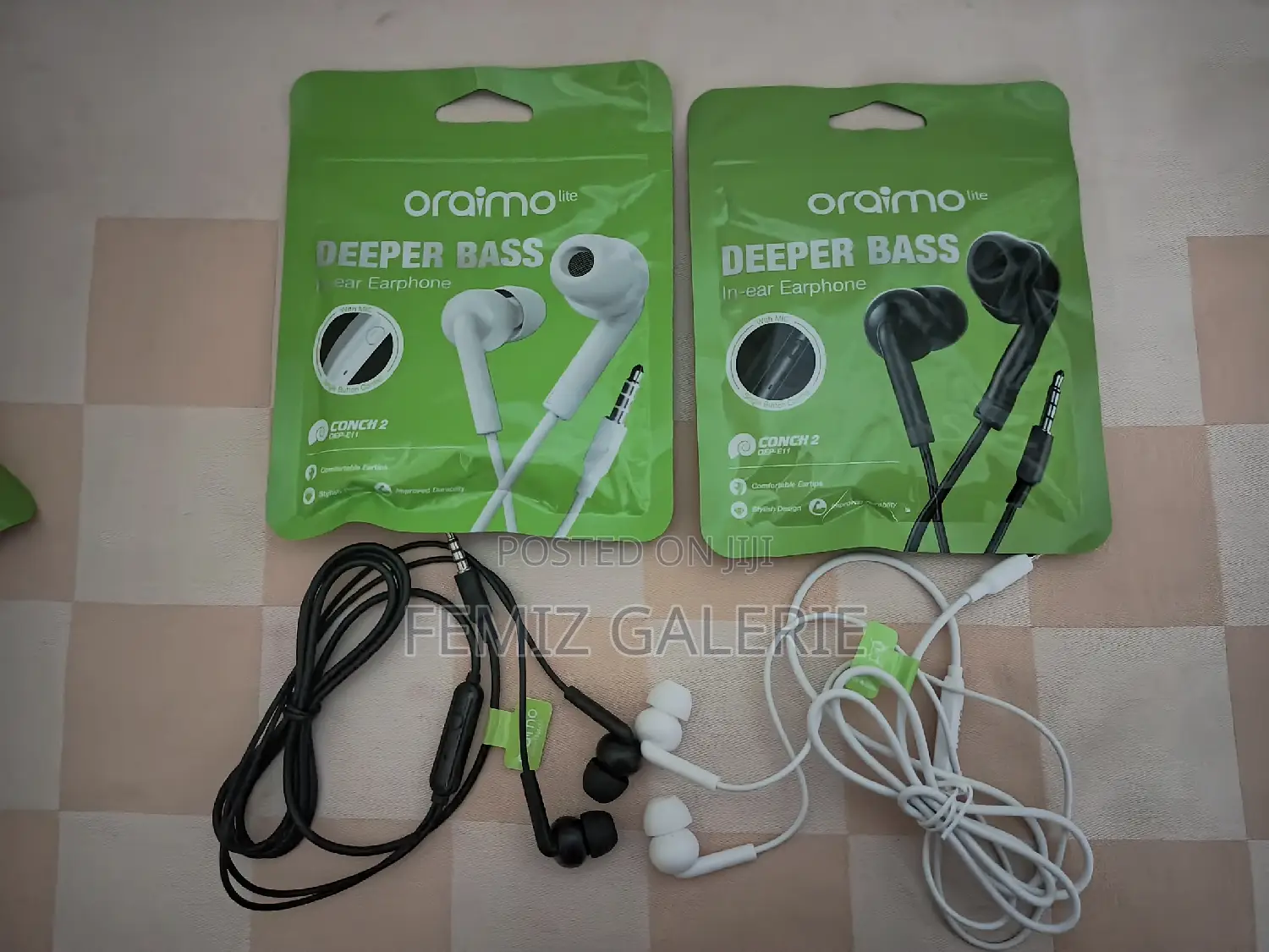 Oraimo Conch 2 Deeper Bass Wired Earphones