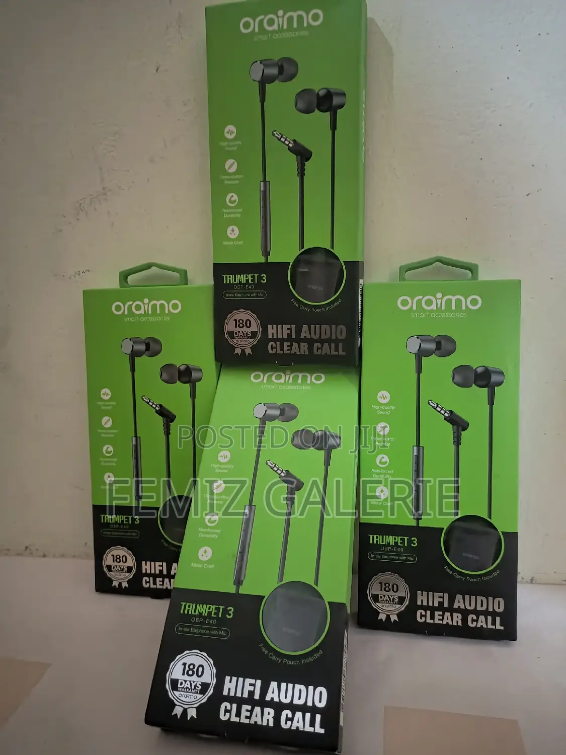Oraimo Trumpet 3 Wired Earphones