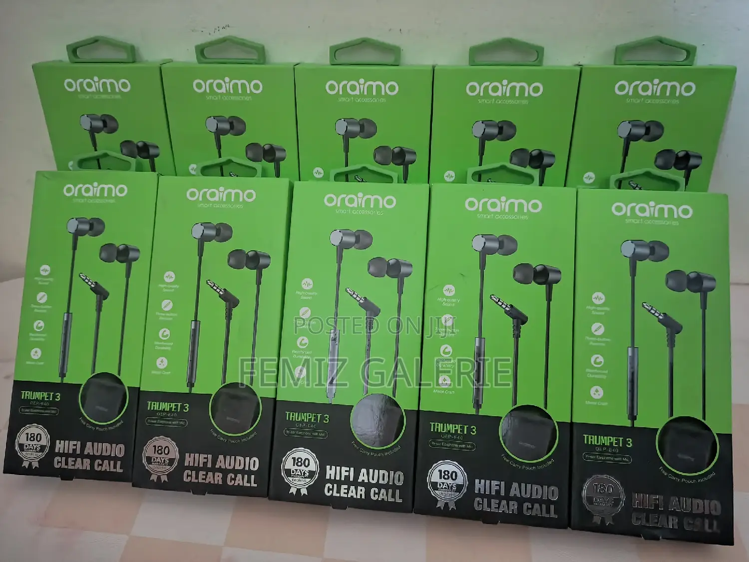 Oraimo Trumpet 3 Wired Earphones
