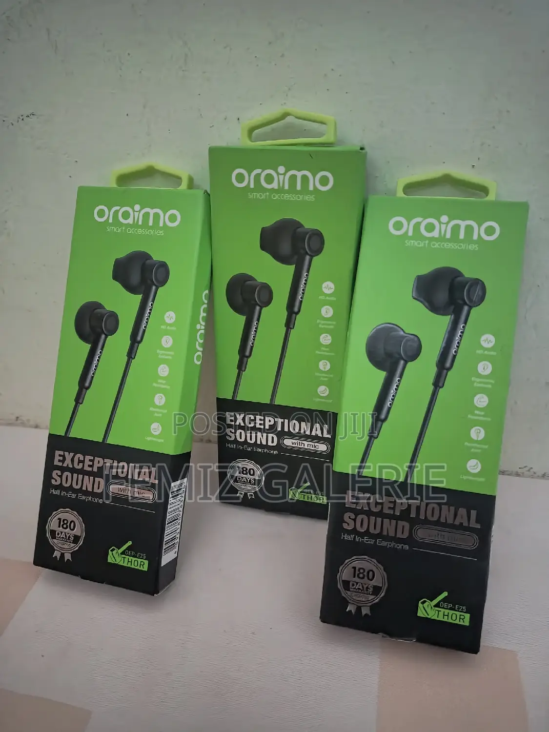 Oraimo Thor Half in-Ear Wired Earphones