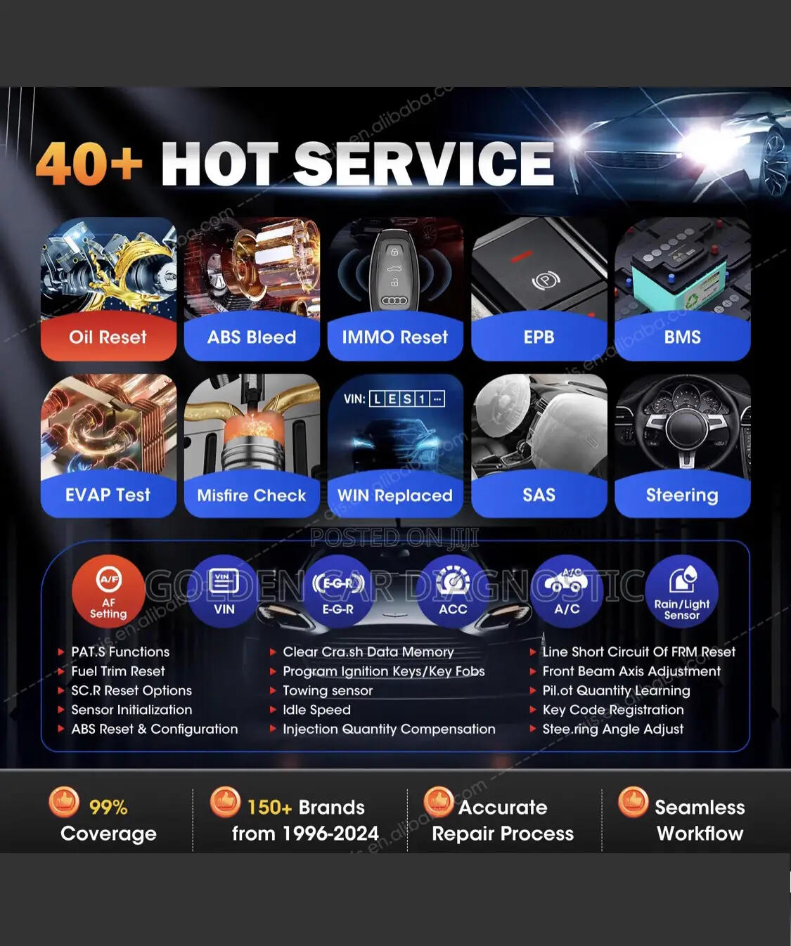 Autel Maxicom Mk900-bt Obd2 Car Diagnostic Scanner