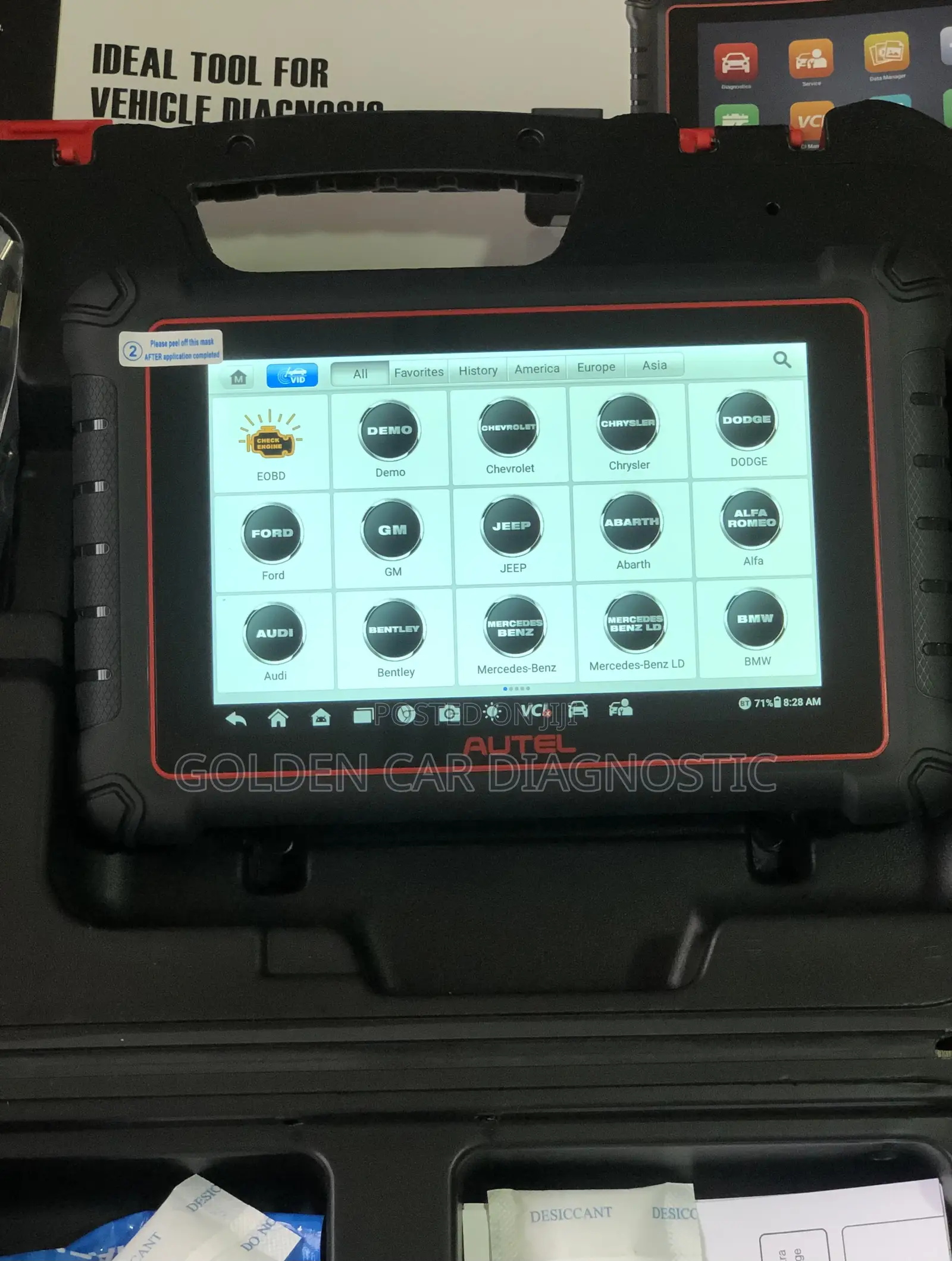 Autel Maxicom Mk900-bt Obd2 Car Diagnostic Scanner