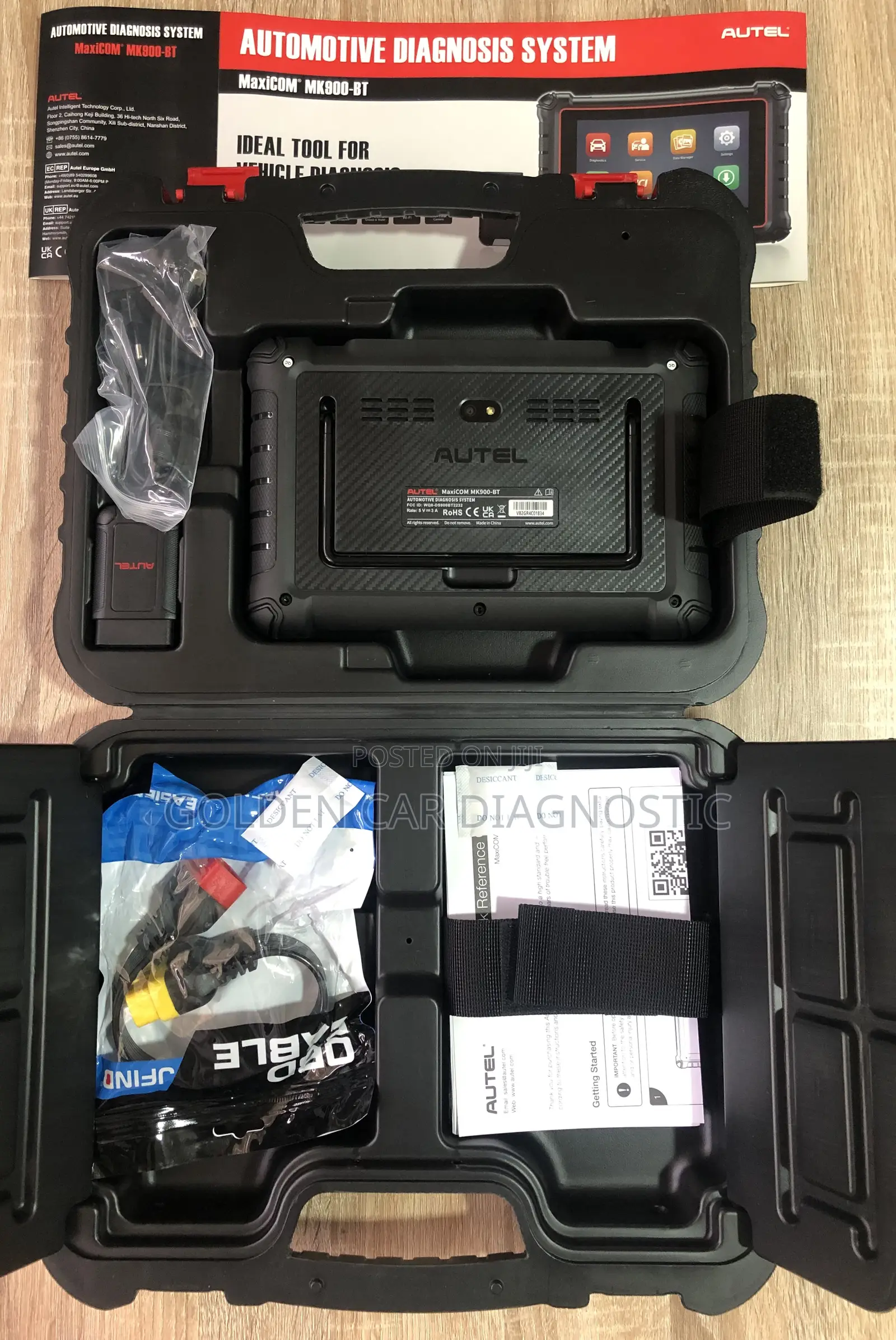 Autel Maxicom Mk900-bt Obd2 Car Diagnostic Scanner